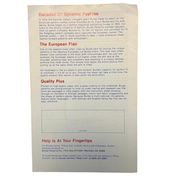 Set of 3 Vintage Burda Sewing Booklets Fitting Tips & Fashion Pattern Guides - Picture 11 of 13